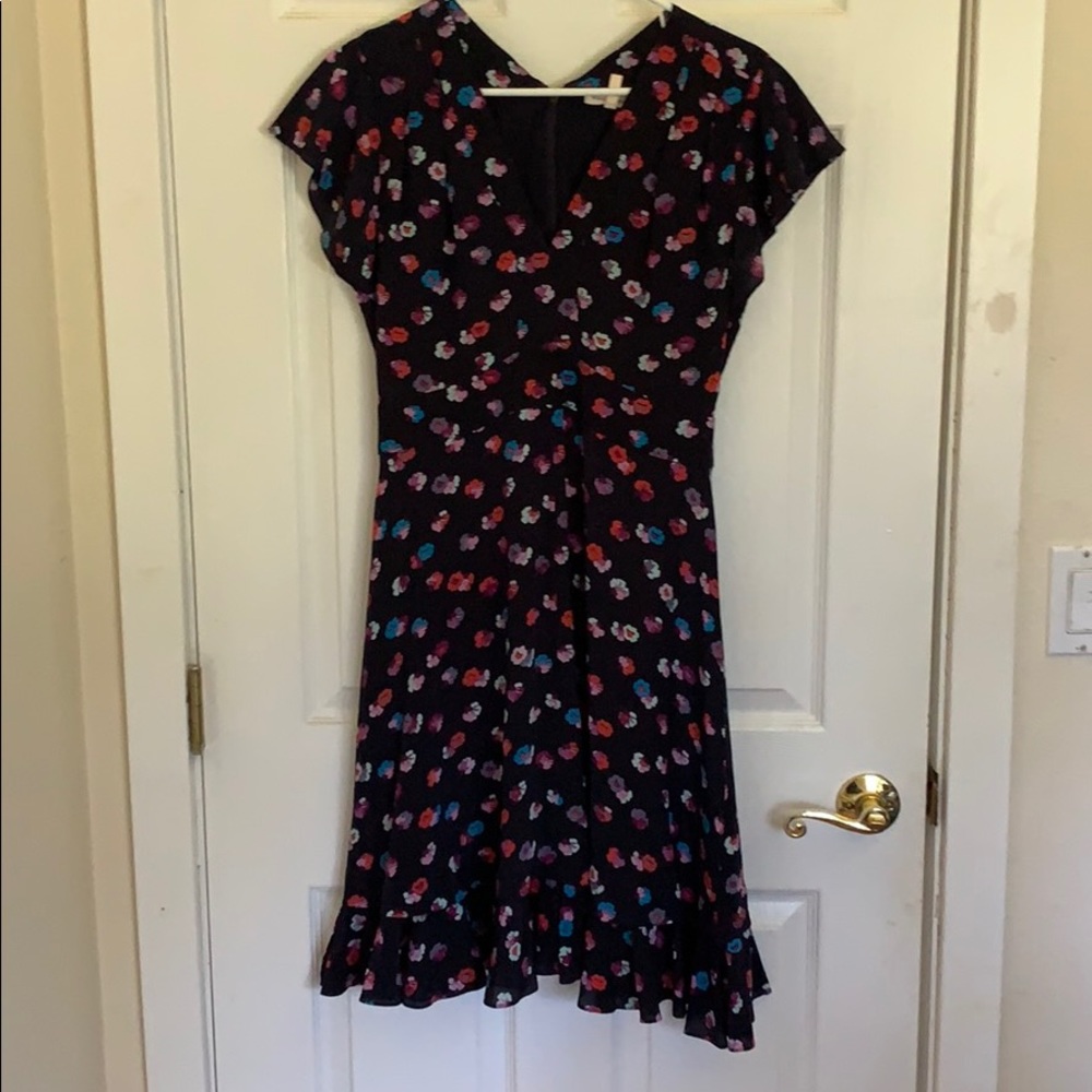 Rebecca Taylor Navy Floral Dress
